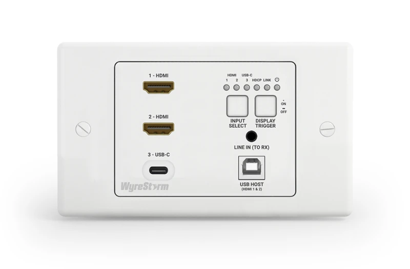 Image of WyreStorm SW-130-TX-UK AV extender AV transmitter White
