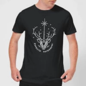 Image of Harry Potter Expecto Patronum Mens T-Shirt - Black