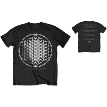 Image of Bring Me The Horizon - Sempiternal Tour Unisex Medium T-Shirt - Black