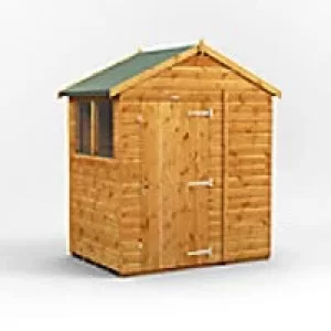 Image of Power Garden Shed 46PA Golden Brown 4x6