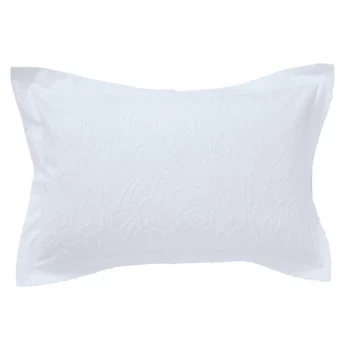 Image of Bedeck of Belfast Kali Cotton Oxford Pillowcase - White