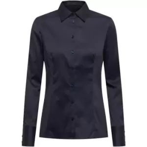 Image of Hugo Fitted Shirt Ladies - Blue