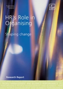 Image of Hrs Role in Organising by The Cipd Paperback