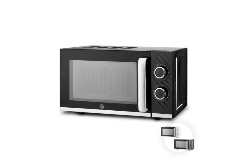 Image of Swan Windsor 20L 800W Microwave in Black Unisex