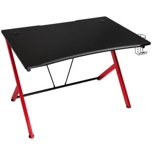 Image of Nitro Concepts D12 Gaming Desk - Black/Red