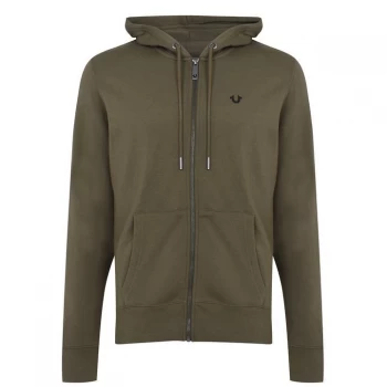 Image of True Religion Horseshoe Zip Hoodie - Kalamata