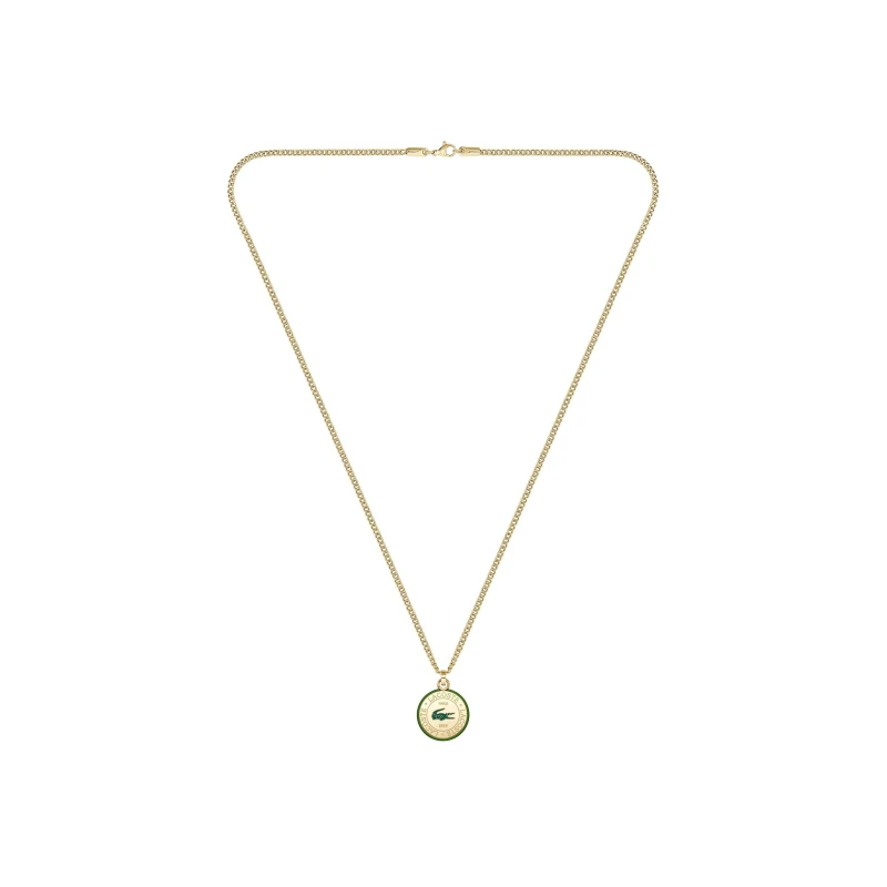 Image of Lacoste Gents Vigor Necklace Gold male One Size