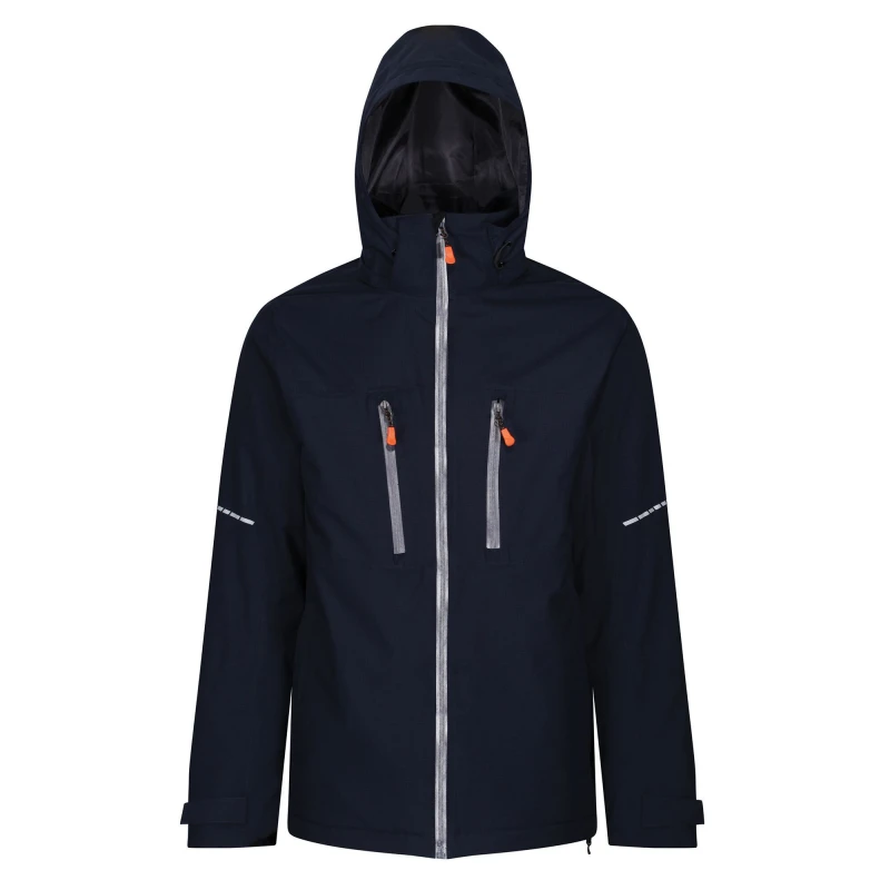 Image of Regatta Professional Mens Insulated Jacket Navy/grey (S)
