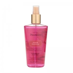 Image of Possibility Secret Possibility Sheer Passion Body Mist 250ml