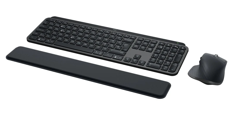 Image of Logitech Logitech Master MX Keys Combo for Bussiness keyboard Mouse included Office RF Wireless + Bluetooth QWERTZ Swiss Graphite 920-010928