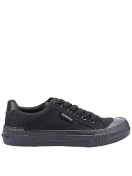 Image of Rocket Dog Cheery Plimsolls, Black, Size 6, Women