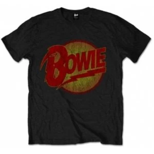 Image of EXCLUSIVE David Bowie Diamond Dogs Vintage Logo TS: Small