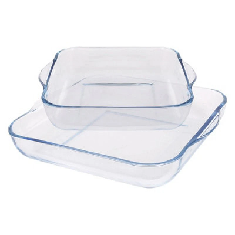 Image of Argon Tableware 2Pc Square Glass Oven Dish Set - 2 Sizes