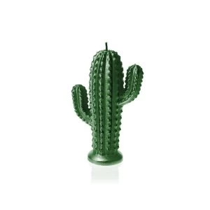 Image of Green Metallic Small Cactus Candle