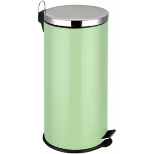 Image of Premier Housewares - Pale Green Bin - 30 Ltr