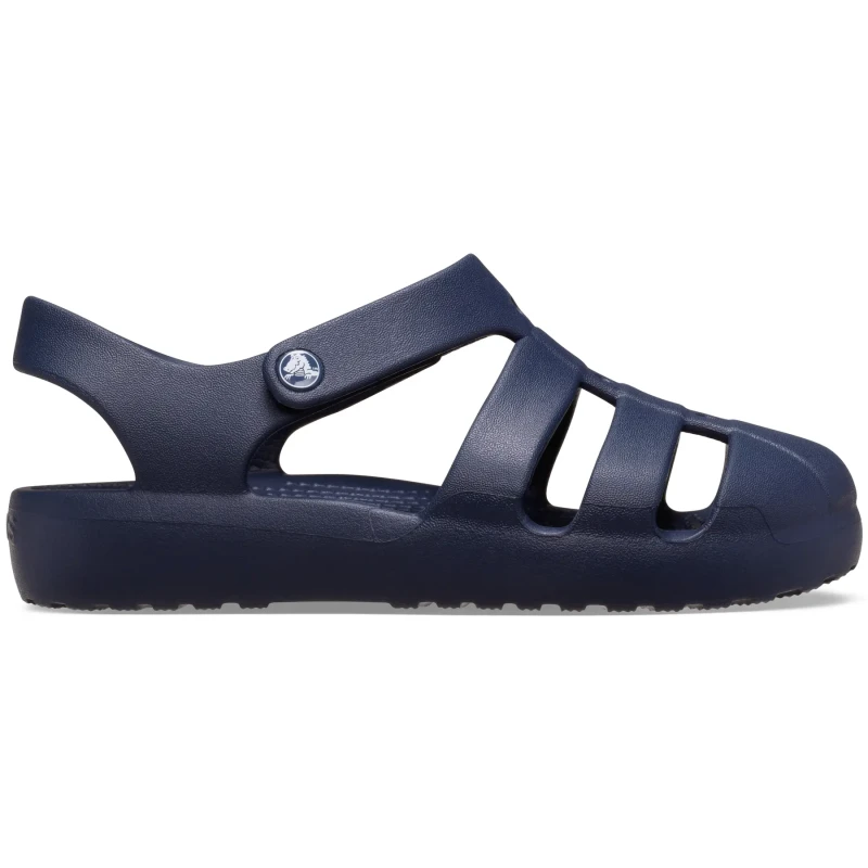 Image of Crocs Kids Classic Fisherman Sandals Navy J2