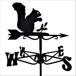 Image of Espira Squirrel Black Mini Weathervane