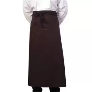 Image of BonChef 36" Chef/Bar Apron (One Size) (Black)