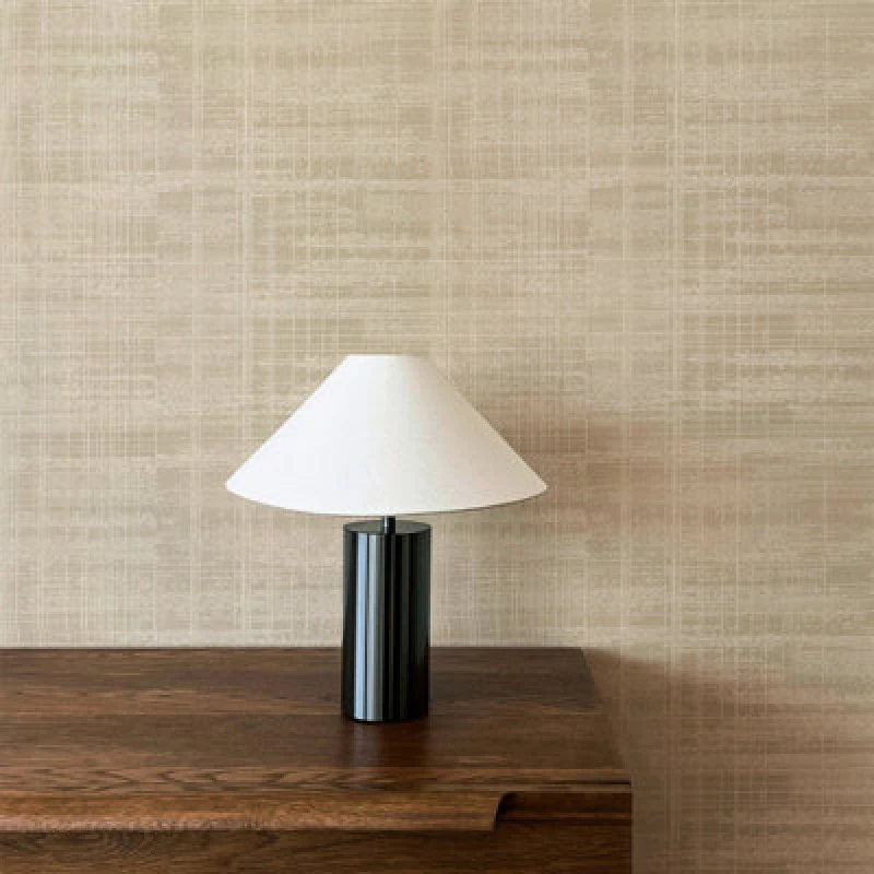 Image of Boutique Lamont Weave Chalk Wallpaper