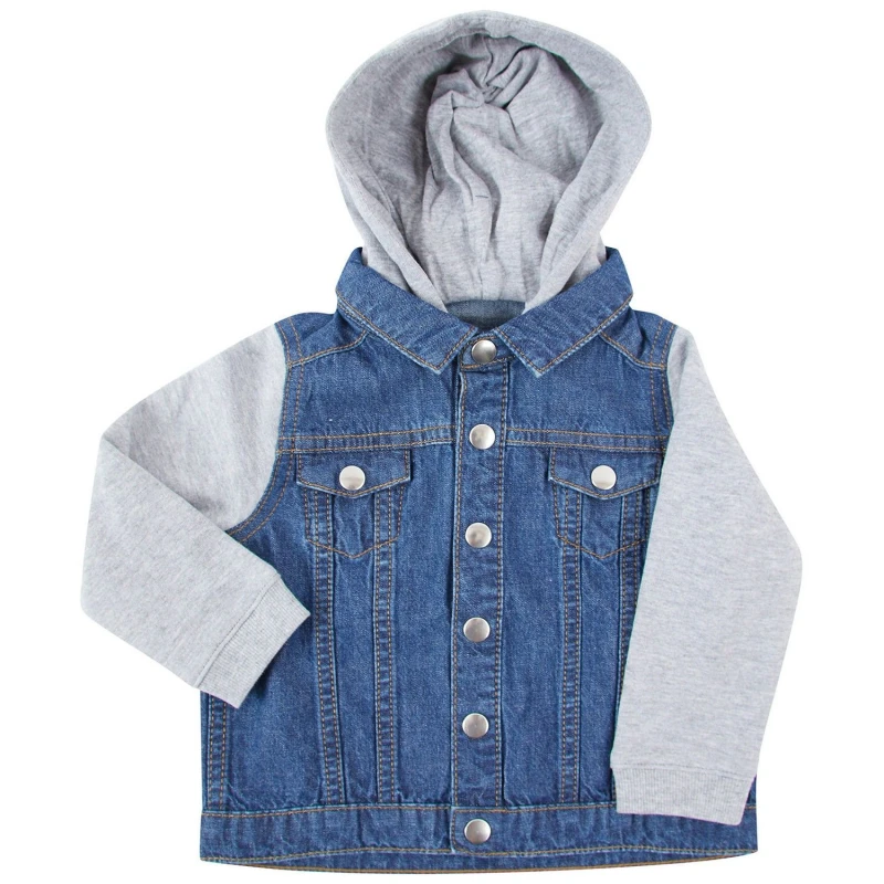 Image of Larkwood Denim Jacket in Blue Size: 3-4 Years Blue Unisex 3-4 Years