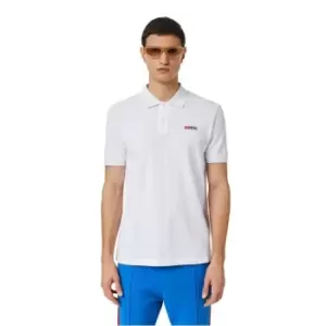Image of Diesel Denim Div Polo S32 - White