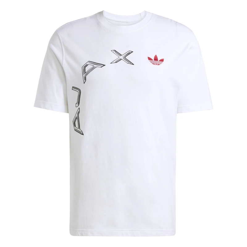 Image of adidas Ajax Amsterdam Graphic T-Shirt Adults - White White M