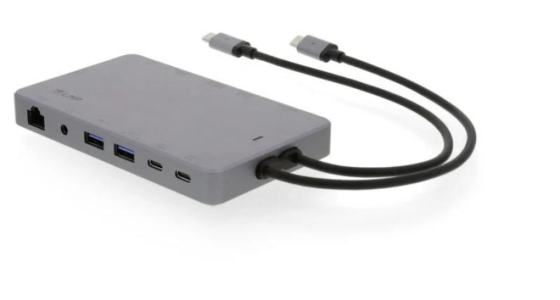 Image of LMP Display Dock 2 Wired USB 3.2 Gen 1 (3.1 Gen 1) Type-C Grey