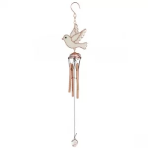 Image of Flying White Dove Windchime