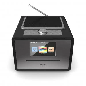 Image of Majority Homerton Wireless Radio Stereo - Black