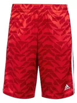 Image of adidas Sportswear Junior Express Short, Bright Red, Size 9-10 Years