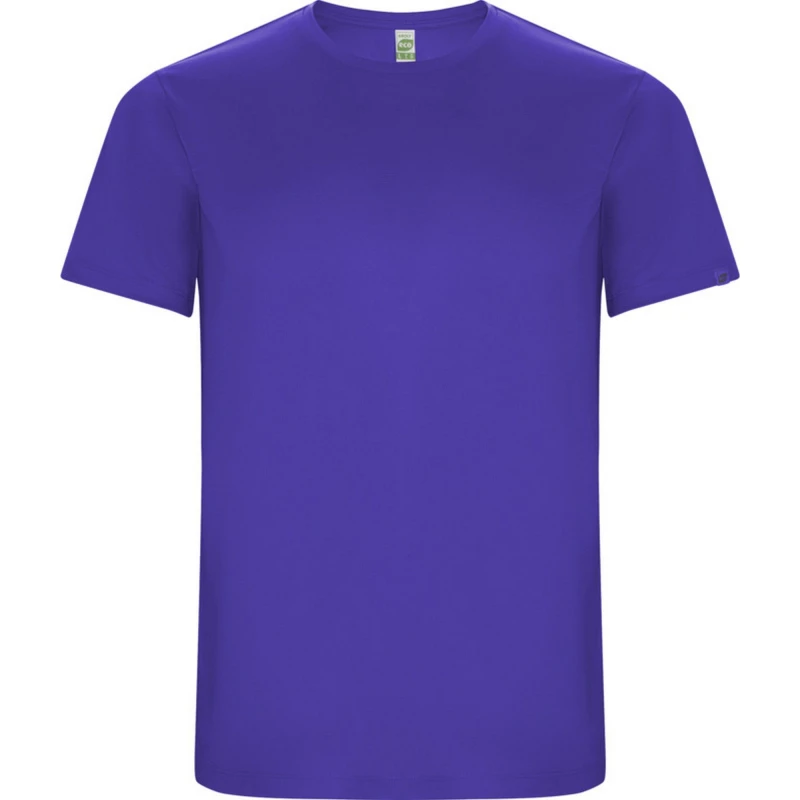 Image of ROLY Imola Short-Sleeved Sports T-Shirt in Mauve Size: 4 Years Mauve Unisex 4 Years