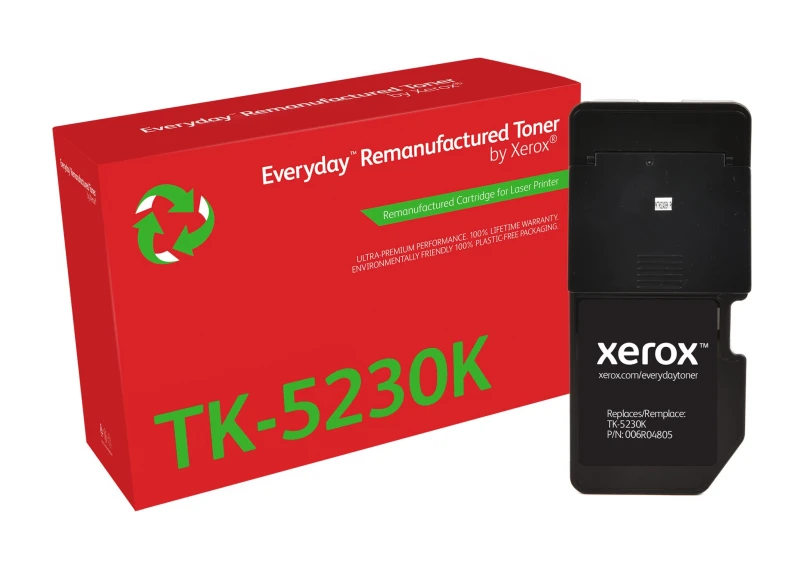 Image of Xerox Everyday Black Remanufactured Toner by Xerox compatible with Kyocera TK-5230K, Standard capacity 006R04805