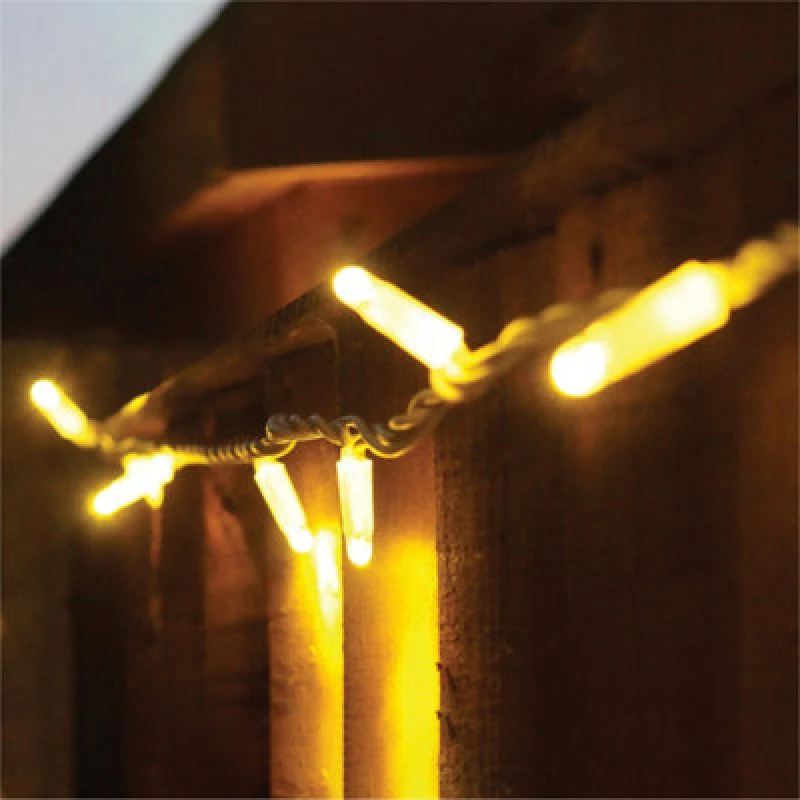 Image of Eagle Connect LED String Lights White Rubber Warm White 5M