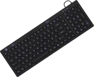Image of KeySonic KSK-6031INEL keyboard USB QWERTZ German Black
