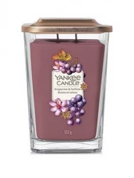 Image of Yankee Candle Elevation Collection Large Candle ; Grapevine And Saffron
