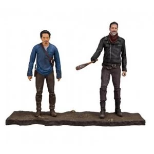 Image of Walking Dead TV Negan and Glenn 5" Action Figure 2 Pack