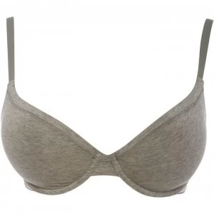 Image of Calvin Klein Modern cotton t-shirt bra - Grey