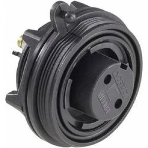 Image of Bulgin PX0735S 2 Pole Standard Buccaneer IP68 Socket Connector Front Panel Mount 10A