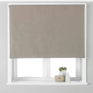 Image of Riva Home Twilight Blackout Roller Blind Polyester Natural (122X162Cm)