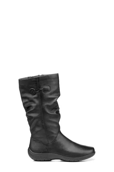 Image of Hotter 'Derrymore II' Mid Calf Boots Black
