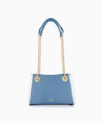 Image of Dune 'Bevette' Chain Handle Shoulder Bag - blue