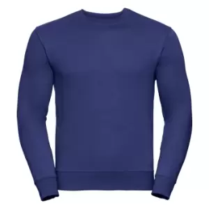 Image of Russell Mens Authentic Sweatshirt (Slimmer Cut) (M) (Bright Royal)