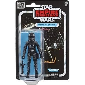 Image of TIE Fighter Pilot (Star Wars) Black Series 40th Anniversary Retro Action Figure