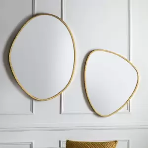 Image of Bawty Irregular Wall Mirror Gold