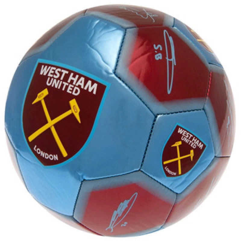 Image of West Ham United Fc Coyi Signature Football Claret Red/blue (5)