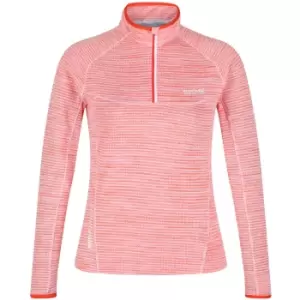Image of Regatta Womens/Ladies Yonder Half Zip Long Sleeve Moisture Wicking Top 14 - Bust 38' (97cm)