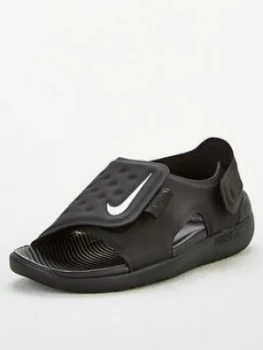 Image of Nike Sunray Adjust 5 Childrens Sandal - Black White