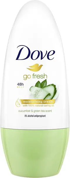 Image of Dove Go Fresh Cucumber and Green Tea Roll On Deodorant 50ml