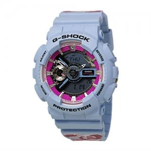 Image of Casio G-SHOCK Standard Analog-Digital Watch GMA-S110F-2A - Blue
