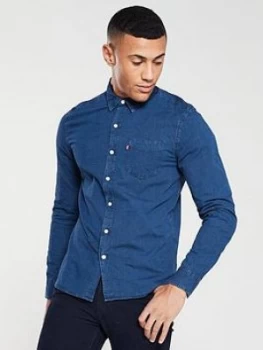 Image of Levis Sunset Pocket Shirt - Indigo, Size 2XL, Men
